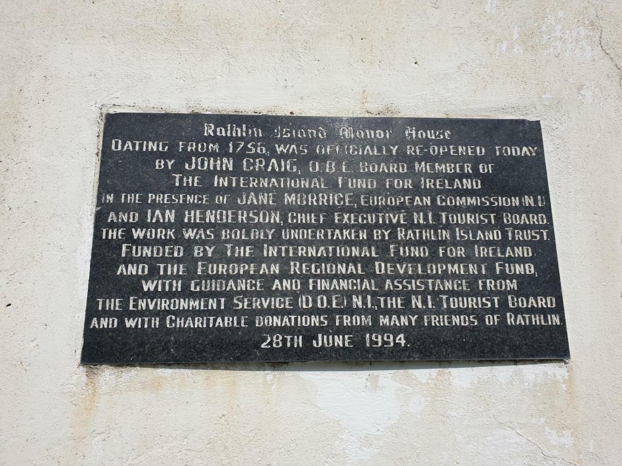 Manor House Rathlin Island Ξενοδοχείο Ballycastle Εξωτερικό φωτογραφία